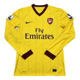 2010/13 ARSENAL WILSHERE #19 *MATCH WORN vs MANCHESTER UNITED* L/S AWAY SHIRT (M) NIKE
