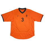 2000/02 NETHERLANDS STAM #3 HOME SHIRT (XL) NIKE