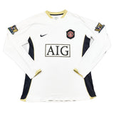 2007/08 MANCHESTER UNITED ROONEY #10 *MATCH ISSUED vs ASTON VILLA* L/S AWAY SHIRT (XL) NIKE