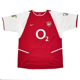 2002/03 ARSENAL WILTORD #11 *MATCH WORN vs MANCHESTER UNITED* HOME SHIRT (L) NIKE
