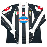 2002/03 JUVENTUS THURAM #21 *MATCH WORN vs MANCHESTER UNITED* L/S HOME SHIRT (L) LOTTO