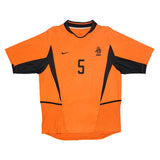 2002/04 NETHERLANDS ZENDEN #8 HOME SHIRT (L) NIKE