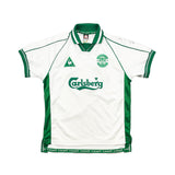 2000/01 HIBERNIAN *SIGNED* AWAY SHIRT (L.KIDS) LE COQ
