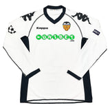 2010/11 VALENCIA ISCO #26 *MATCH WORN vs MANCHESTER UNITED* L/S HOME SHIRT (M) KAPPA