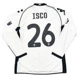 2010/11 VALENCIA ISCO #26 *MATCH WORN vs MANCHESTER UNITED* L/S HOME SHIRT (M) KAPPA