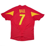 2004/06 SPAIN RAUL #7 HOME SHIRT (XL) ADIDAS