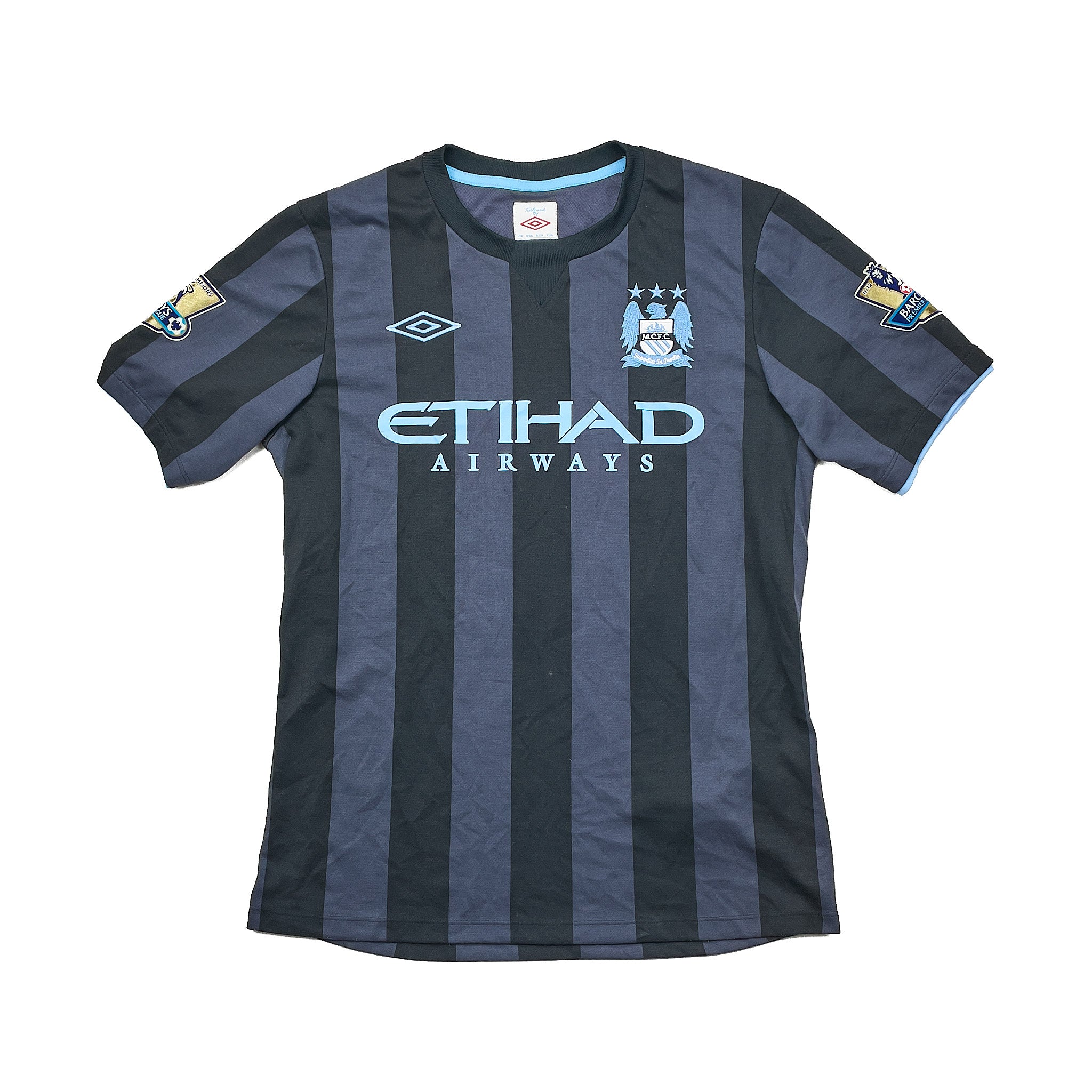2012/13 MANCHESTER CITY AGUERO #16 THIRD SHIRT (S) UMBRO – Cult Kits