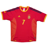 2002/04 SPAIN RAUL #7 HOME SHIRT (M) ADIDAS