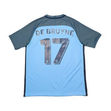2016/17 MANCHESTER CITY DE BRUYNE #17 HOME SHIRT (L) NIKE