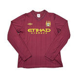 2012/13 MANCHESTER CITY KUN AGUERO #16 L/S AWAY SHIRT (M/L) UMBRO