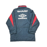 1992/93 MANCHESTER UNITED BENCH COAT (L) UMBRO