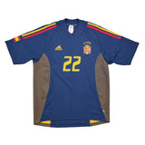 2002/04 SPAIN JOAQUIN #22 AWAY SHIRT (M) ADIDAS