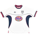 1999/00 RC LENS AWAY SHIRT (XL) UMBRO