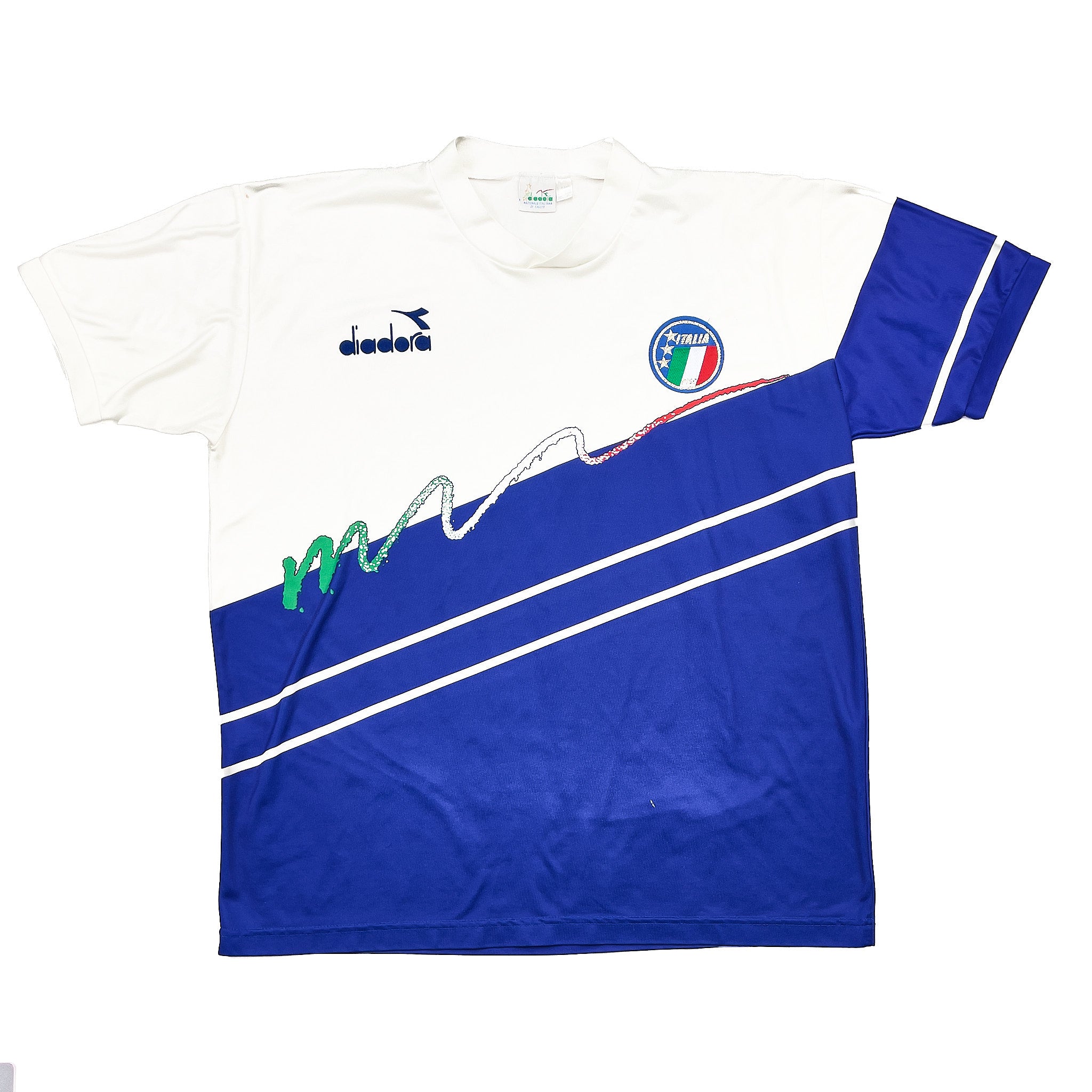 1990 92 Italy Training Shirt XL Diadora Cult Kits 1990-92-italy-training-shirt-xl-diadora-cult-kits