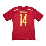 2013/15 SPAIN ALONSO #14 HOME SHIRT (M) ADIDAS