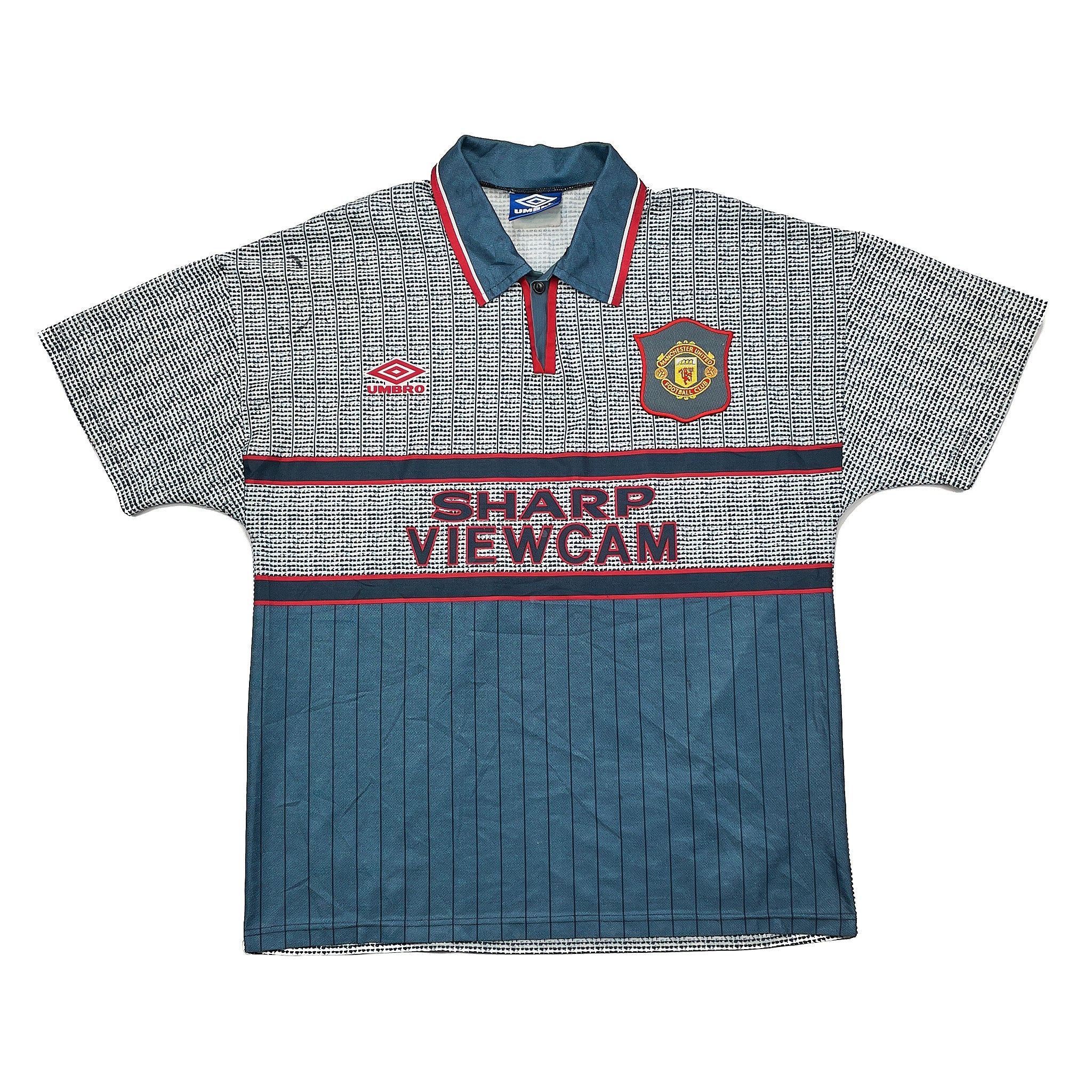 1995/96 MANCHESTER UNITED CANTONA #7 AWAY SHIRT (M) UMBRO – Cult Kits