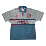 1995/96 MANCHESTER UNITED CANTONA #7 AWAY SHIRT (M) UMBRO