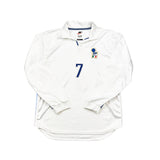 1997/98 ITALY #7 L/S *PLAYER ISSUE* AWAY SHIRT (L) NIKE