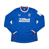 2022/23 RANGERS L/S HOME SHIRT (L) CASTORE