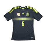 2013/15 SPAIN A.INIESTA #6 AWAY SHIRT (S) ADIDAS