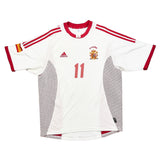 2002/04 SPAIN DE PEDRO #11 AWAY SHIRT (L) ADIDAS
