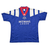 1992/94 RANGERS HOME SHIRT (M) ADIDAS