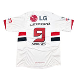 2007/08 SANTOS LEANDRO #9 HOME SHIRT (L) REEBOK