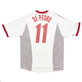 2002/04 SPAIN DE PEDRO #11 AWAY SHIRT (L) ADIDAS