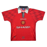 1996/98 MANCHESTER UNITED HOME SHIRT (Y) UMBRO