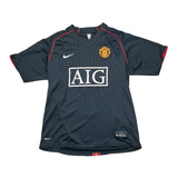 2007/08 MANCHESTER UNITED HARGREAVES #4 AWAY SHIRT (M) NIKE