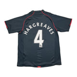 2007/08 MANCHESTER UNITED HARGREAVES #4 AWAY SHIRT (M) NIKE