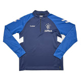 2018/19 RANGERS 1/4 ZIP TRAINING TOP (M) HUMMEL