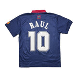 1996/98 SPAIN RAUL #10 AWAY SHIRT (S) ADIDAS