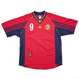 1998/99 SPAIN PIZZI #9 HOME SHIRT (L) ADIDAS