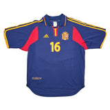 2000/02 SPAIN MENDIETA #16 AWAY SHIRT (L) ADIDAS