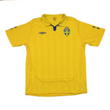 2009/10 SWEDEN HOME SHIRT (XL) UMBRO