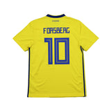 2018/20 SWEDEN FORSBERG #10 HOME SHIRT (M) ADIDAS