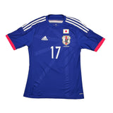 2013/15 JAPAN HASEBE #17 *PLAYER ISSUE* HOME SHIRT (M) ADIDAS