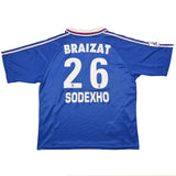 1998/99 LYON BRAIZAT #26 *MATCH ISSUE* AWAY SHIRT (XL) ADIDAS