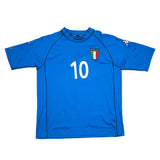 2000/02 ITALY TOTTI #10 HOME SHIRT (XL) KAPPA