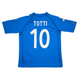 2000/02 ITALY TOTTI #10 HOME SHIRT (XL) KAPPA