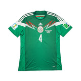 2014/15 MEXICO R.MARQUEZ #4 *MATCH ISSUE* HOME SHIRT (L) ADIDAS