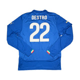2014/15 ITALY DESTRO #22 L/S HOME SHIRT (XL) PUMA