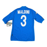 2002 ITALY MALDINI #3 *BNWT* HOME SHIRT (XL) KAPPA