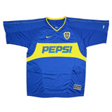 2003/04 BOCA JUNIORS HOME SHIRT (M) NIKE