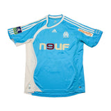 2006/07 MARSEILLE ZUBAR #15 *MATCH ISSUE+SIGNED* AWAY SHIRT (L) ADIDAS