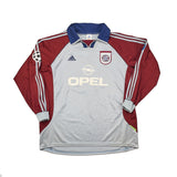 2000/01 BAYERN MUNICH SERGIO #13 L/S C/L *MATCH WORN VS MANCHESTER UNITED* THIRD SHIRT (XL) ADIDAS