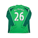 2010/11 WIGAN AL HABSI #26 *MATCH WORN VS MANCHESTER UNITED* GK SHIRT (XXL) MIFIT