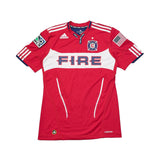 2011/12 CHICAGO FIRE RISTIC #27 *MATCH WORN VS MANCHESTER UNITED* HOME SHIRT (M) ADIDAS