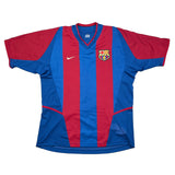 2002/03 BARCELONA #27 *MATCH ISSUED* HOME SHIRT (L) NIKE